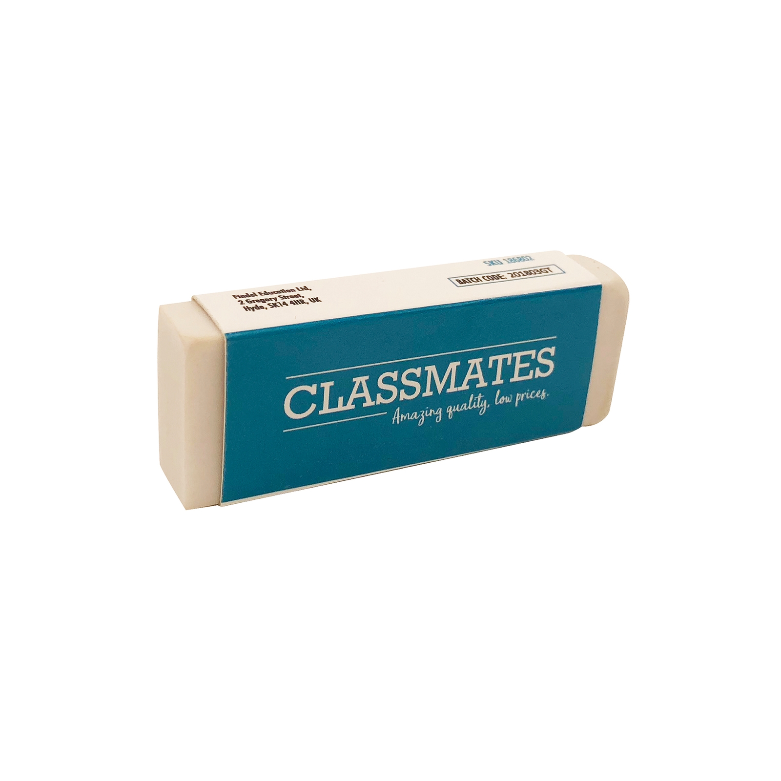 Classmates White Plastic Eraser - Pack of 20